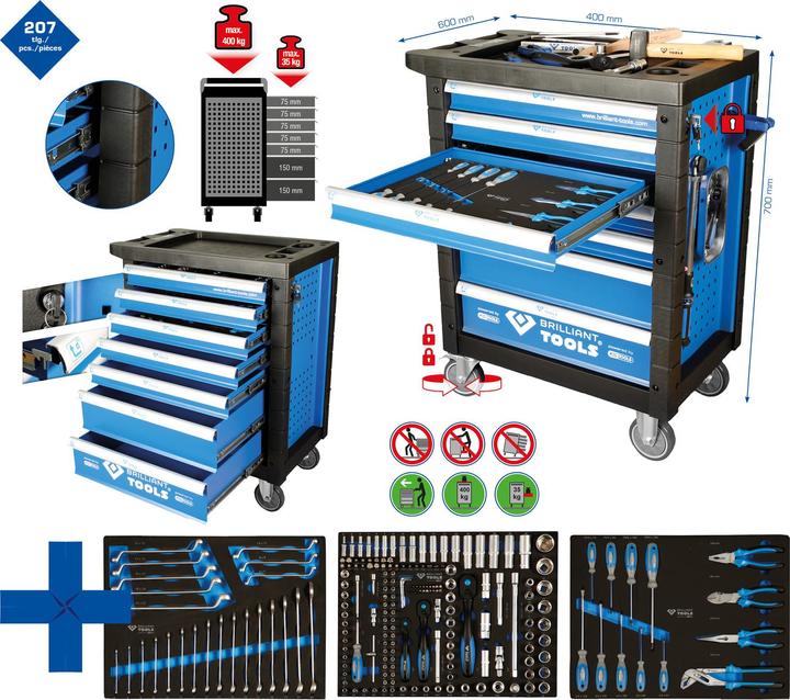 Image du produit Brilliant Tools Servantes d'atelier (1 x)