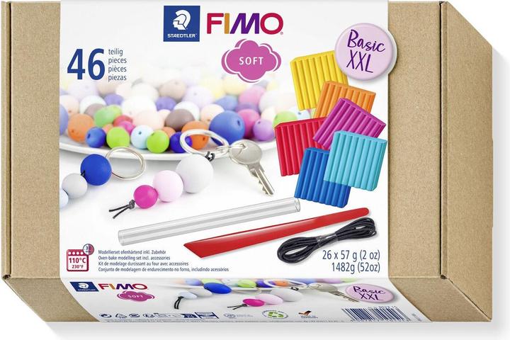 Produktbild Fimo Soft Modelliermasse-Set Basic XXL