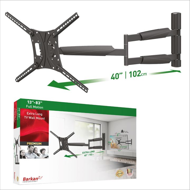 Actual product image Barkan WH 443XL-SW (Wall, 83", 50 kg)