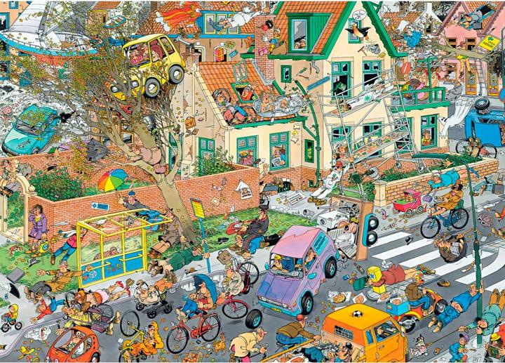 Produktbild Jumbo Jan van Haasteren-2 in 1 Safari & Sturm (2000 Teile)