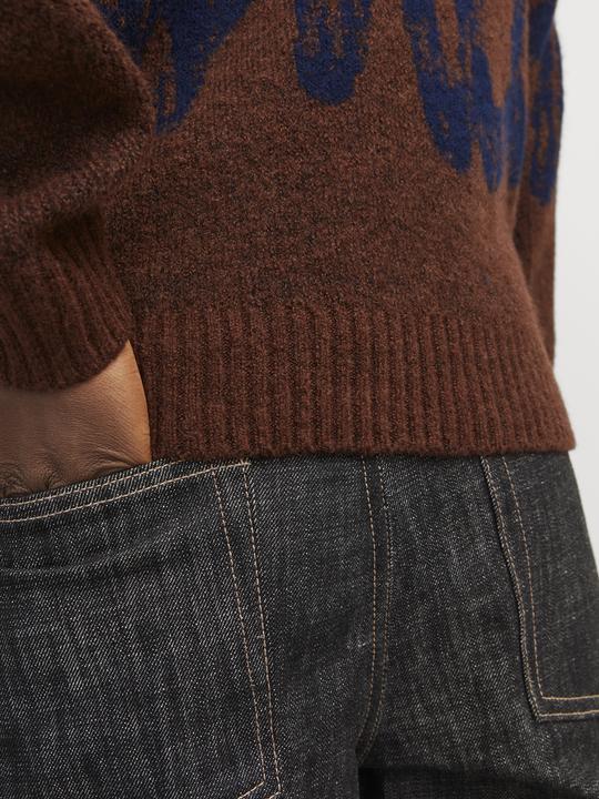 Produktbild Jack & Jones Jorollie Knit Crew Neck Styd Aw24 (L)
