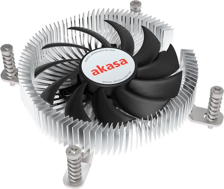 Actual product image Akasa AK-CC6609EP01 Low Profile CPU Cooler - Socket LGA 1700, 21.8 mm Height (21.80 mm)