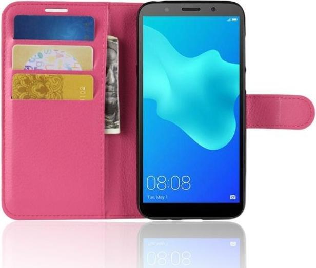Produktbild MU Classic Litchi Leder Bookcover Series (Huawei Y5 (2018))