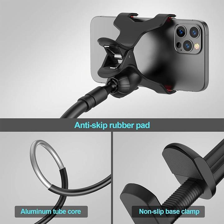 Immagine prodotto PhoneLook Portacellulare flessibile e mobile da 1,3 metri con morsetto universale per il bordo del tavolo