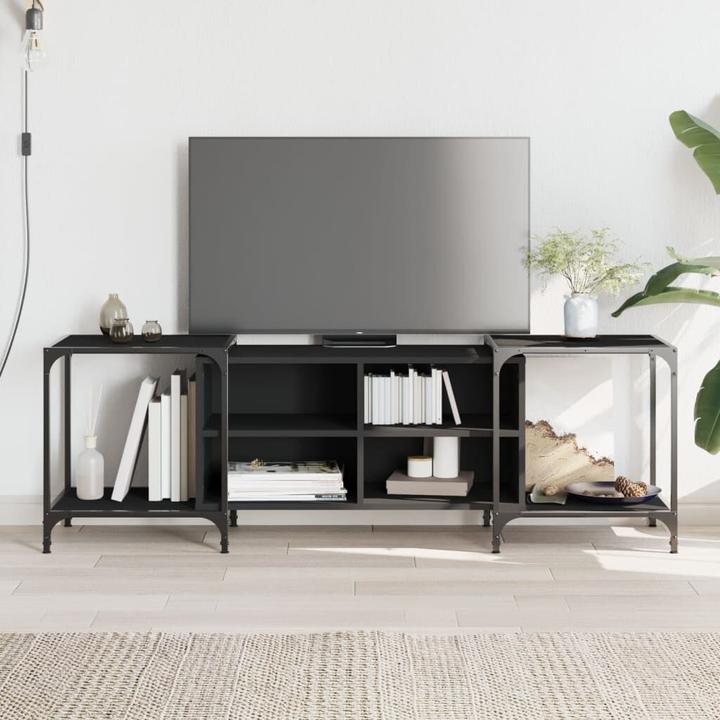Image du produit VidaXL Meuble TV Noir 153x37x50 cm Bois composite,Couleur