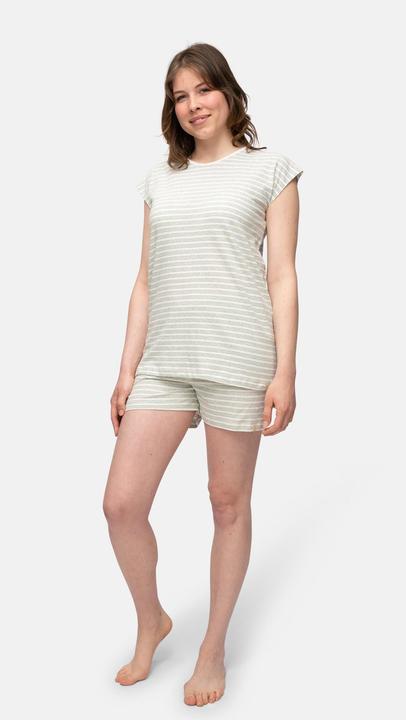 Actual product image greenjama T-Shirt mit Leinen-Anteil (44)