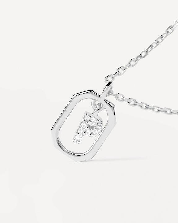 Image du produit Pd Paola PDPAOLA - PÅ¯vabnÃ½ stÅ™ÃbrnÃ½ nÃ¡hrdelnÃk pÃsmeno "P" LETTERS CO02-527-U (Å™etÃzek. pÅ™ÃÃvÄ'sek (Argent 925, 50 cm)