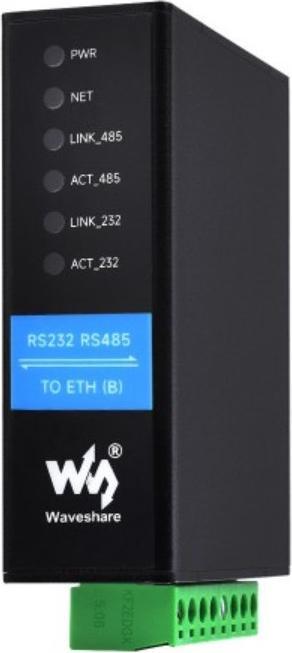 Produktbild WaveShare RS232 RS485 zu RJ45 Ethernet Serial Server POE ETH (B)