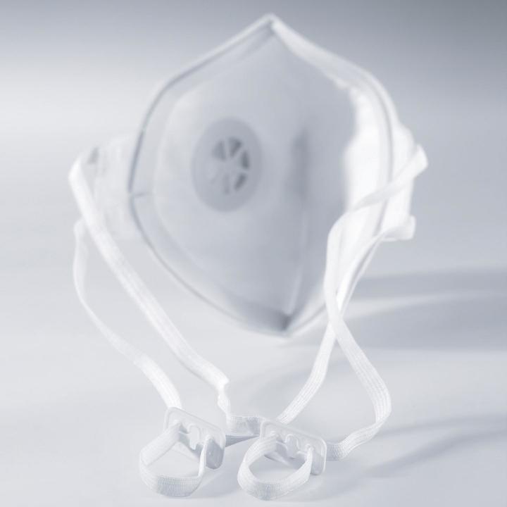 Actual product image Uvex Safety silv-Air class.3310 8763310 Fine dust mask with valve FFP3 15 pcs. DIN (FFP3, 15 x)