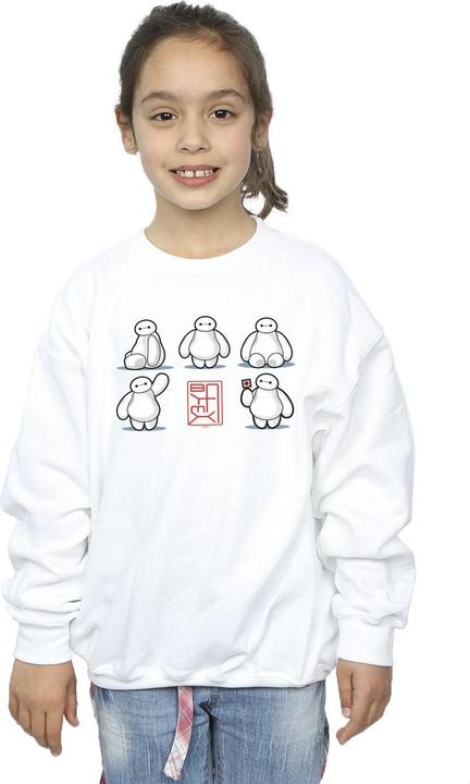 Immagine prodotto Disney Big Hero 6 Baymax Many Poses Felpa Ragazze (116)