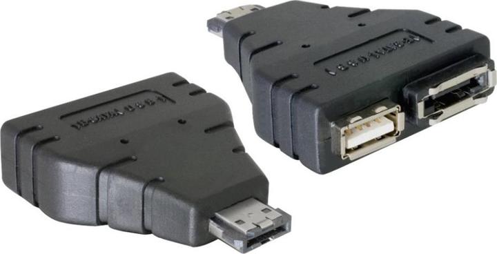 Actual product image Delock Adapter Power-over-eSATA > 1x eSATA and 1x USB