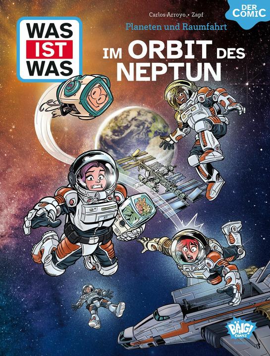 Image du produit WAS IST WAS Comic - Planeten und Raumfahrt - Im Orbit des Neptun (Allemand, Taraud, Carlos Arroyo, 2024)
