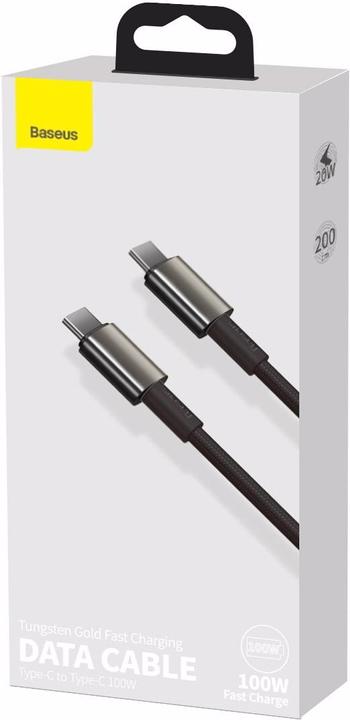Image du produit Baseus USB C – USB C (2 m, USB 2.0, 100 W)