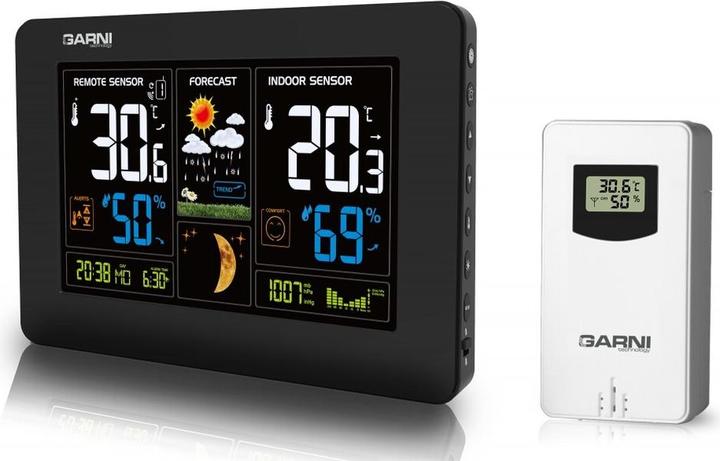 Actual product image Garni 545 weather station line