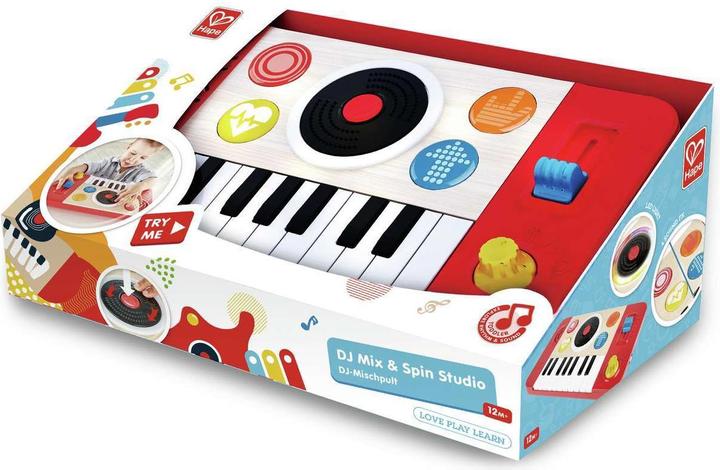 Actual product image Hape DJ mixer (English, German)