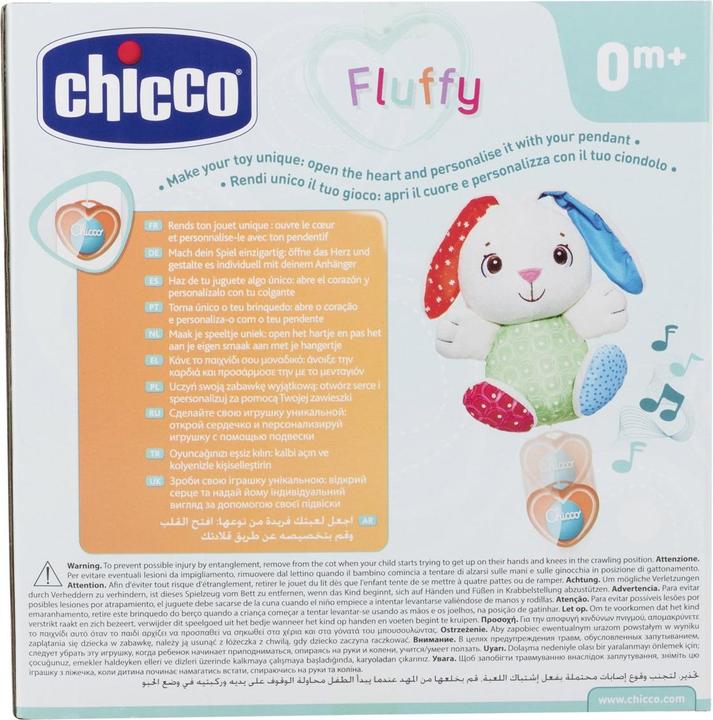 Nutritional values and ingredients Chicco First Love Fluffy Bunny