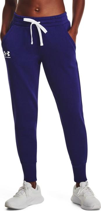 Actual product image Under Armour Ladies Rival Fleece Pants Navy Blue 1356416 468 (M) (M)