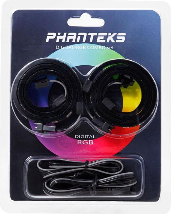Actual product image Phanteks PC Case Upgrade Kit Digital Combo Set incl. 2x LED Strip (Multicoloured)