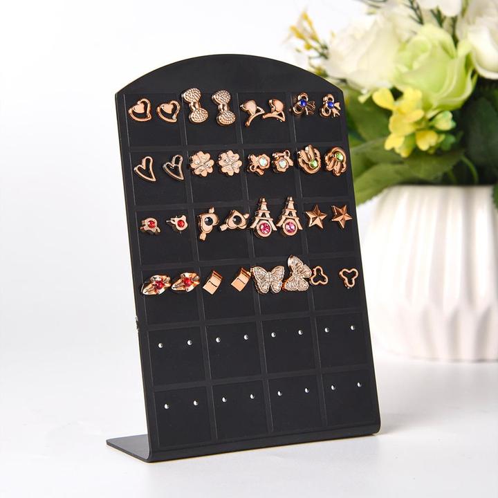 Actual product image JTI Display for earrings - Jewellery stand - Black