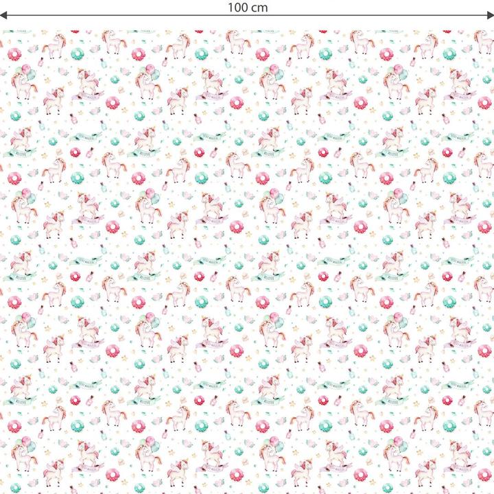 Immagine prodotto Trenddeko Dolci Unicorni - Ciambelle (100 x 100 cm)