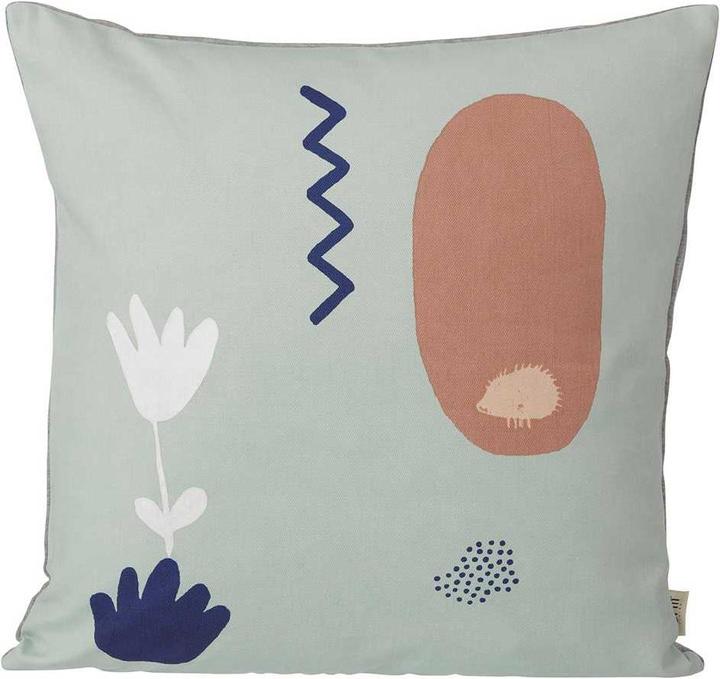 Ferm Living Cuscino Paesaggio Menta (40 x 40 cm)