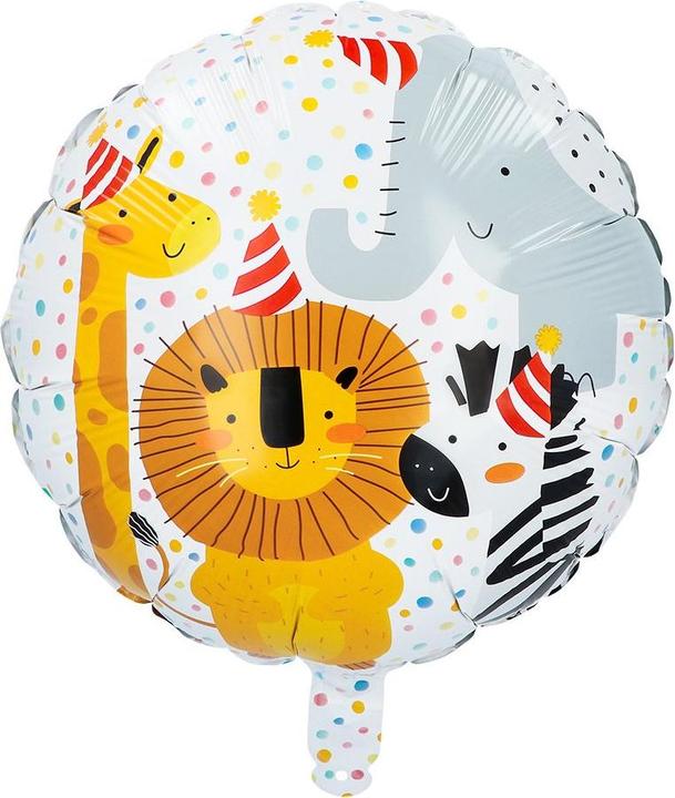 Actual product image Boland Party children's birthday helium foil balloon safari (1 x)