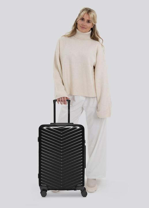 Produktbild Redolz Essentials 18 4 Rollen Trolley 66 cm mit Dehnfalte (72 l, M (50 - 90l))