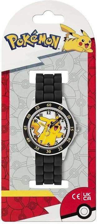 Immagine prodotto Disney Orologio analogico al quarzo per bambini Pokemon con cinturino in silicone POK9048 (Orologio da polso analogico)