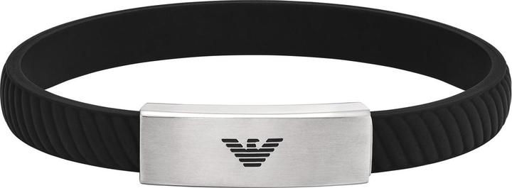 Emporio Armani Logo Silicone (19.50 cm, Stainless Steel)
