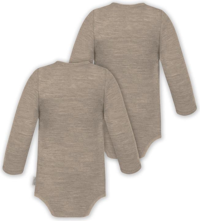 Immagine prodotto Normani Confezione da 2 pezzi di body per neonato in merino a manica lunga - 9343 (80)