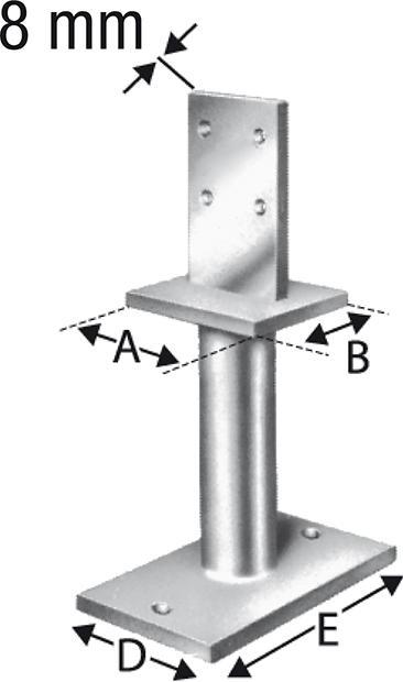 Produktbild Simpson Strong-Tie Simpson PISB160G Stützenfüsse (Stützenfuss, 1 Stk.)