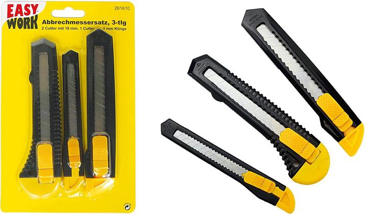Immagine prodotto Easy Work Set di coltelli a scatto (Lama di ricambio)