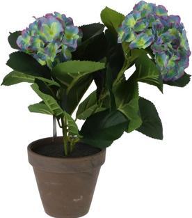 Image du produit Mica Fleur artificielle Hortensia Decorations H 40 cm violet (40 cm)