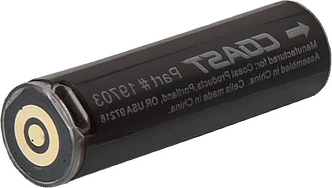 Actual product image Coast ZITHION-X ZX250 battery pack for A22R / HP5R