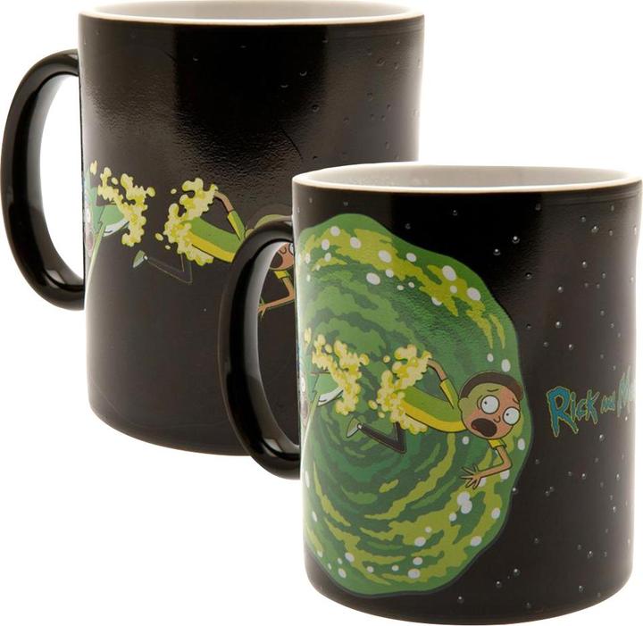 Actual product image Rick And Morty Cup With Color Change Portal (325 ml, 1 x)
