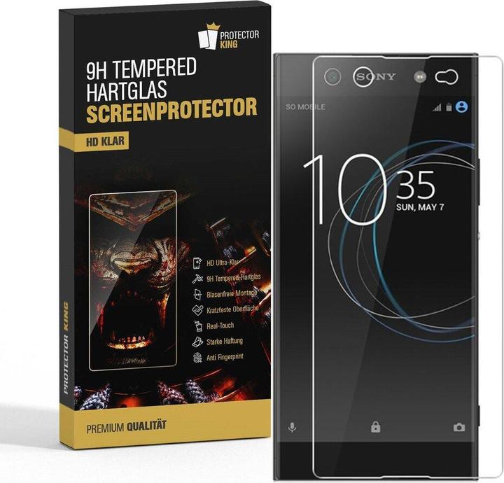 Produktbild Protectorking 1x echtes Tempered 9H Panzerhartglas 3D KLAR (1 Stück, Sony Xperia XA Ultra)