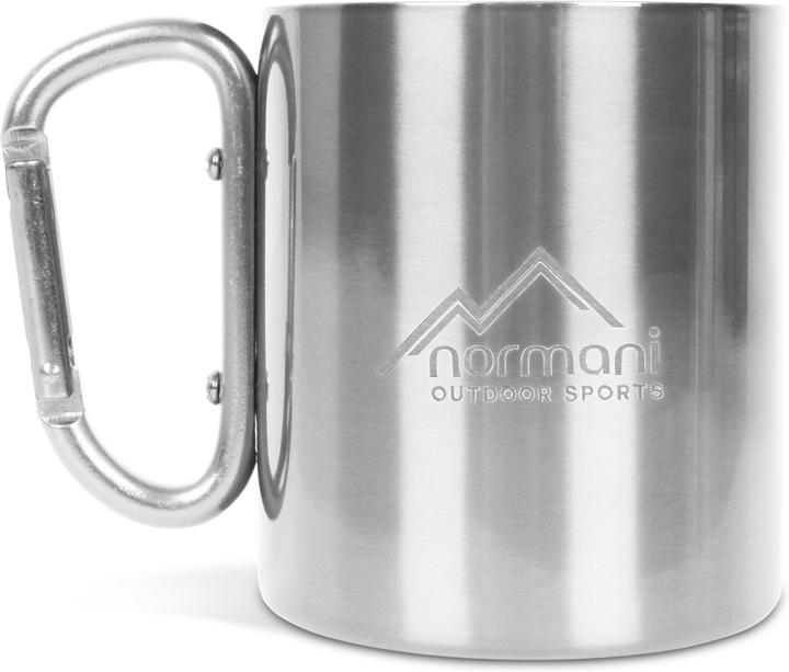 Image du produit Normani Tasse en acier inoxydable 330 ml avec mousqueton Wisconsin