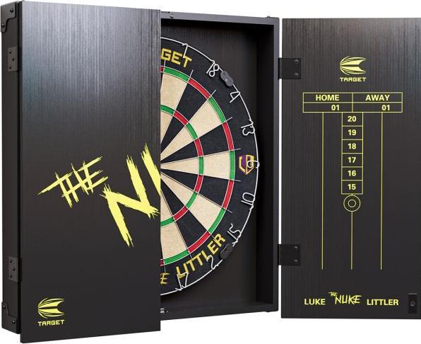 Actual product image Target Luke Littler Cabinet, Dartboard & Darts Set