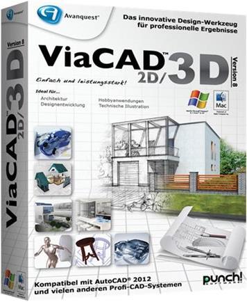 Produktbild Avanquest ViaCAD 2D/3D 9 (1 User)