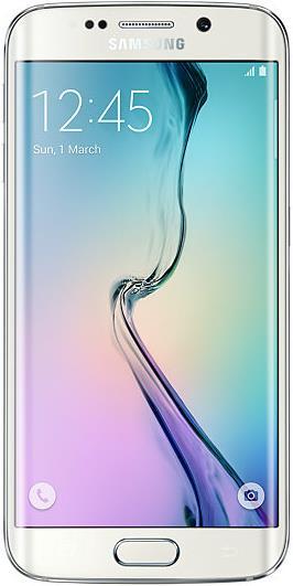 Samsung Galaxy S6 Edge (64 GB, Weiss, 5.10", Single SIM, 16 Mpx, 4G)