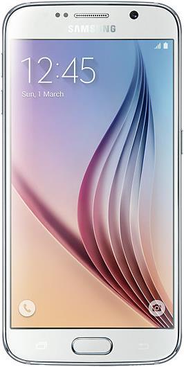 Actual product image Samsung Galaxy S6 (32 GB, White, 5.10", Single SIM, 16 Mpx, 4G)