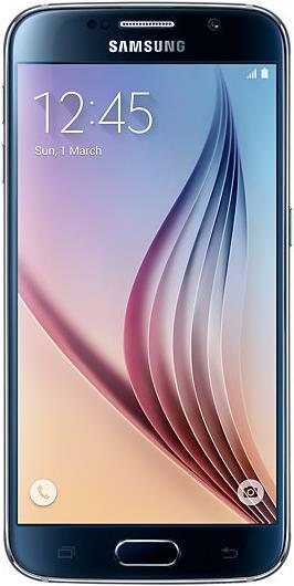 Samsung Galaxy S6 (64 GB, Schwarz, 5.10", Single SIM, 16 Mpx, 4G)