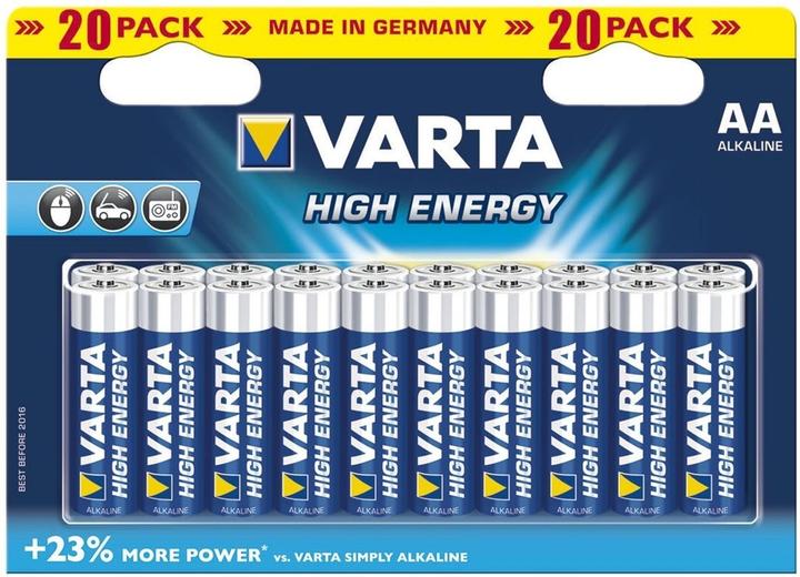 Immagine prodotto Varta Potenza LONGLIFICA (20 pz., AA, 2960 mAh)
