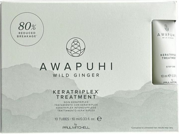 Produktbild Paul Mitchell - Keratin treatment for damaged hair Awapuhi Wild Ginger (Keratriplex Treatment) 10 x (10 ml)