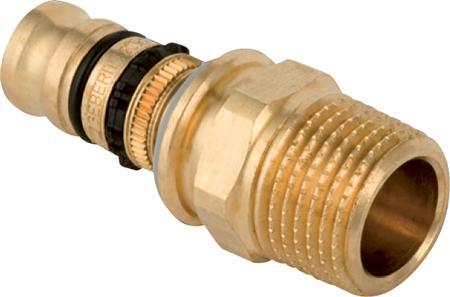 Image du produit Geberit Mepla, raccord à presser, laiton rouge 40 mm x 1 1/2" FM 605.539.00.5 (Raccord à sertir)