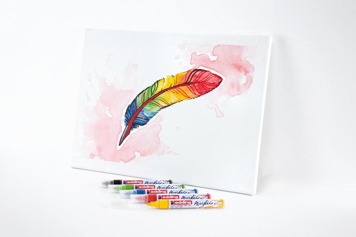 Produktbild Edding Acrylmarker (Gelbgrün, 3 mm, 1 x)