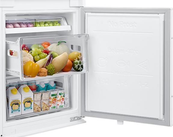 Actual product image Samsung BRB30705DWW/EF Fridge Freezer Integrated 298 l D White (298 l)