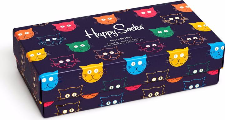 Actual product image Happy Socks Mixed Cats (pack of 3, 36 - 40)