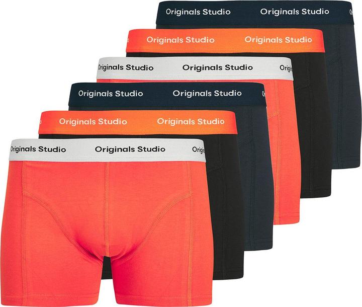 Blau, Schwarz, Orange