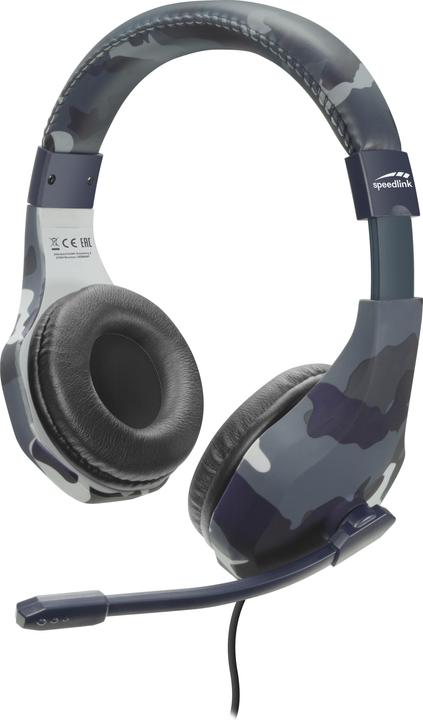 Actual product image Speedlink Raidor PS4 headset, black (SL-450303-BE) (Cable)